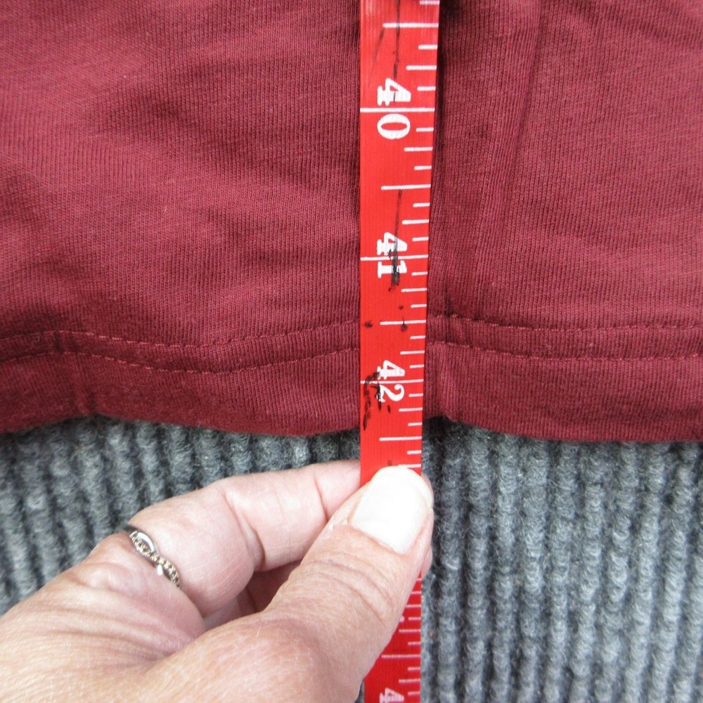 DudeRobe Robe Mens L Red Hooded Belted Polycotton Jersey Lightweight NWT - Picture 5 of 16